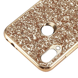 Avis Wewoo Coque Souple Étui TPU antichoc en poudre glitter pour Xiaomi Redmi Note 7 bleu