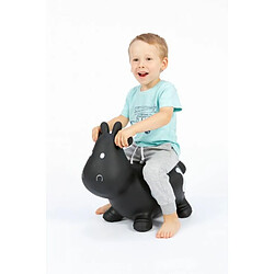 Hoppimals Tootiny Vache Sauteuse et Bondissante Animal Sauteur pour Les Enfants âgés de 12 Mois et Plus - Emballé dans Une Boîte Cadeau, Pompe Incluse ? Chevauchez Un Animal Gonflable ? Noire pas cher