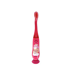 Tinokou Brosse à dents Lumineuse Enfant avec Ventouse - Barbie Rose