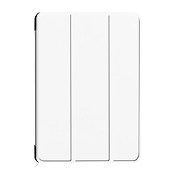 Etui en PU support triple blanc pour votre Lenovo Tab M10 TB-X605F