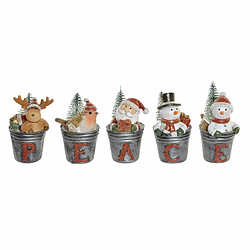 Figurine Décorative DKD Home Decor Résine (5 pcs) (4.5 x 4 x 7.5 cm)