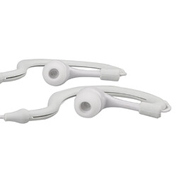 3.5mm earhook sport écouteur casque écouteur pour ipod lecteur mp3 blanc pas cher