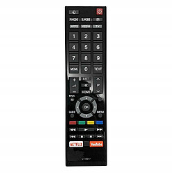 GUPBOO Télécommande Universelle de Rechange pour télécommande Toshiba LED Smart TV 49L586