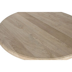 Avis Pegane Table à manger, table de repas ronde en bois de manguier coloris naturel - diamètre 150 x Hauteur 76 cm