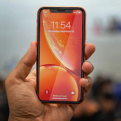 Avis Avizar Film Apple iPhone XR Protection Verre trempé 9H Bords Biseautés 11D noir