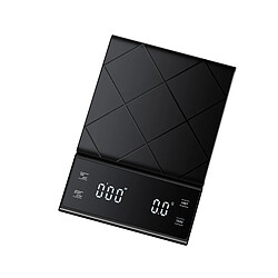 INF Balance à café 5 kg/0,1 g avec minuterie chargement USB Black