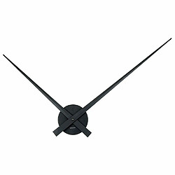 Karlsson Horloge murale design minimaliste Little Big time - Diam. 90 cm - Noir pas cher