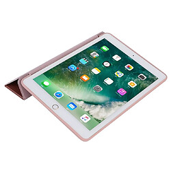 Wewoo Housse Étui Coque Pour iPad 10,2 pouces en cuir TPU horizontal Flipavec support à trois rabats or rose pas cher