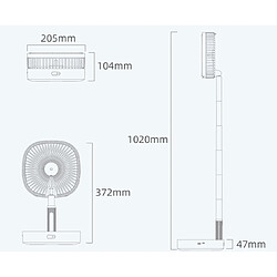 Avis Fan Home Ventilateur de synchronisation à quatre vitesses avec télécommande sans fil à tige rétractable - Rose