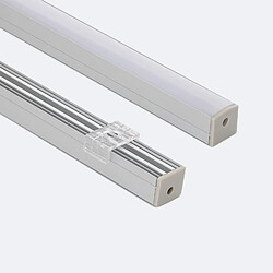 Ledkia Profilé Aluminium en Saillie et Suspendue 2m Pour Ruban LED jusqu'à 13 mm 2 m