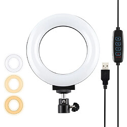 Yonis Ring Light USB LED 3 Modes Avec Trépied