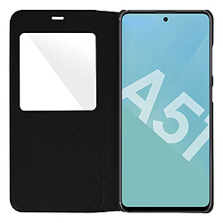 Acheter Avizar Housse Samsung Galaxy A51 Fenêtre d'affichage Protection Intégrale Noir