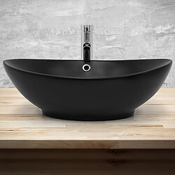 Avis ML DESIGN MODERN LIVING Lavabo 59x38x19 cm céramique noire ML-Design