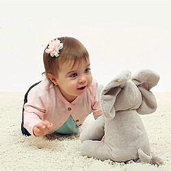 Universal Elephant Electric Plux Toy - Oreilles Move Music Baby Animalblue pas cher