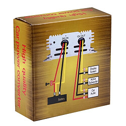 Wewoo Transformateur abaisseur de puissance de voiture de CC 24V à 12V, courant de sortie évalué: 30A pas cher