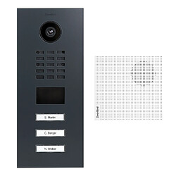 DoorBird KITD2103V-RAL7016+A1061W+SUP-D2102V