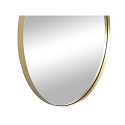 Acheter Vente-Unique Miroir mural rond en métal - D.80 cm - Doré - JAFFREL