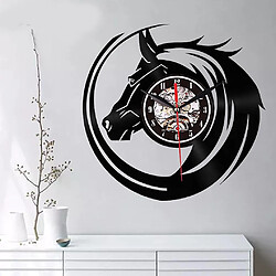 Avis Universal Horloge de disque de cheval horloge lumineuse vin horloge murale murale pour kic art déco