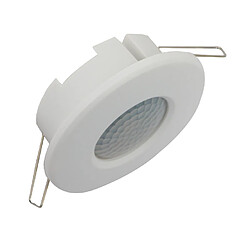 Ledkia Détecteur de Mouvement PIR 360º Downlight/Saillie Résidentielle Blanc