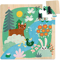 Vilac Coffret puzzles 3x16 pcs Animaux du monde