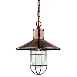 Luminaire Center Suspension Crescent, cuivre antique