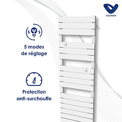 Avis Chauffage sèche-serviette 1000W + soufflant 750W - blanc - Voltman