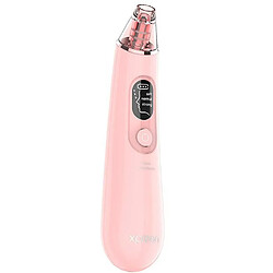 Chrono Aspirateur facial pour instrument de beauté nettoyeur de pores rechargeable Écran LED, 4 sondes et 3 modes(Rose)