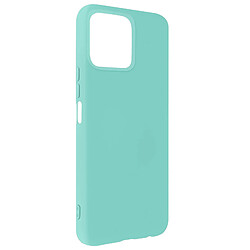 Avizar Coque Honor X8 4G Silicone Semi-rigide Soft-touch Fine Turquoise