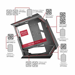 Acheter Boîtier ATX semi-tour Mars Gaming MC51W Blanc