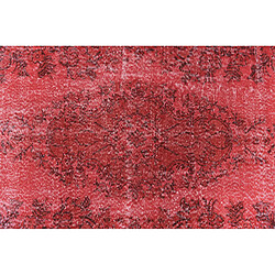 Vidal Tapis de laine 254x145 rouge Ultra Vintage pas cher