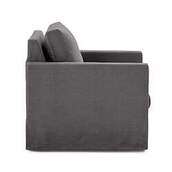 Lisa Design Serena - fauteuil déhoussable en velours