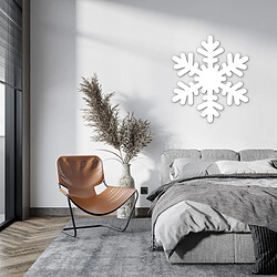 EPIKASA Décoration Murale en Métal Flocon de Neige 9 pas cher