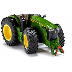 SIKU 3290, John Deere 8R 370, 1:32, Métal/Plastique, Vert, Boule d'Attelage Incluse, Capot Moteur Ouvrable pas cher