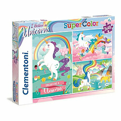 Ludendo Puzzles SuperColor 3x48 pièces - Licornes