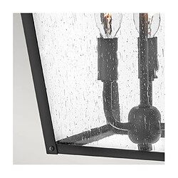 Elstead Lighting Applique murale extérieur Hinkley Aluminium,laiton,verre grainé transparent Noir