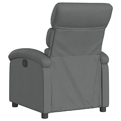 Acheter vidaXL Fauteuil inclinable Gris foncé Tissu