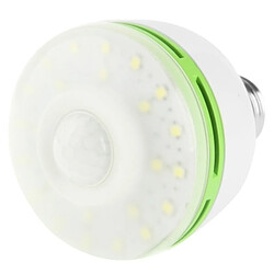 Wewoo LED détecteur de mouvement Lampe blanche 6W, 48W, Type de culot: E27