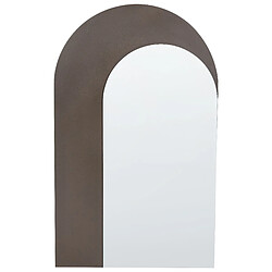 Beliani Miroir PIGNY 99 cm Marron