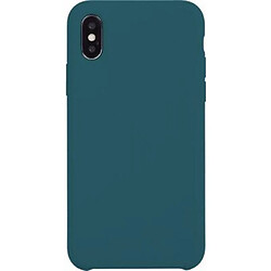 BigBen Connected Coque pour iPhone X/XS Rigide Soft Touch en Silicone Vert