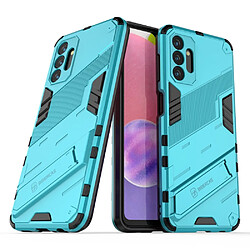 Coque en TPU antichoc avec béquille bleu clair pour votre Samsung Galaxy A13 5G