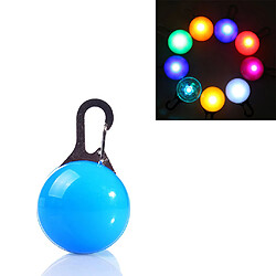 animal de compagnie chien chat sécurité led clip boucle nuit lumière décor ampoule collier bleu pas cher