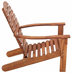 Avis Maison Chic Chaise/Fateuill Adirondack Bois d'acacia massif -GKD60581