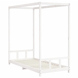 Avis Maison Chic Lit simple Cadre de lit pour enfants,Lit d'Enfant Moderne blanc 90x200 cm bois de pin massif -MN56090