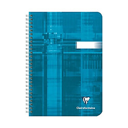 Cahier spirales Clairefontaine Metric A5 14,8 x 21 cm petits carreaux 180 pages - Lot de 5