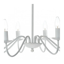 Acheter Luminaire Center Suspension Irwin blanc mat 8 ampoules