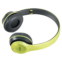 Yonis Casque Bluetooth Pliable Sans Fil, Support MP3 FM Appel, Autonomie 18h