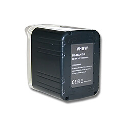 vhbw NiMH batterie 1500mAh (24V) pour outil éléctronique Makita BHP460SHE, BHP460SJE, BHP460WA, BHP460WAE, BHR200 comme B2417, B2420, B2430, 193127-4.