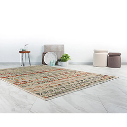 Lisa Design Noumea - tapis rectangulaire motif oriental - intérieur et extérieur - multicolore pas cher