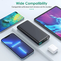 Avis SANAG Batterie Externe 27000Mah,[Unique 5 Sorties & 0-100% Écran Lcd] Power Bank Haute Capacité Usb C Charge Rapide Chargeur Portable Compatible Avec Iphone 15 14 13 Pro Samsung S23 S22