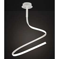 Inspired Blanco Lampe simple semi-encastrée, 30 W LED 4000 K, 2400 lm, variable, blanc/acrylique givré, garantie 3 ans